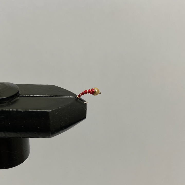 Nymph BH Zebra Midge (Black, Red, Olive, or Chocolate)