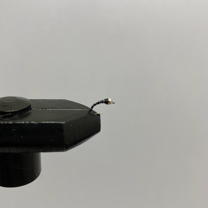 Nymph BH Zebra Midge (Black, Red, Olive, or Chocolate)