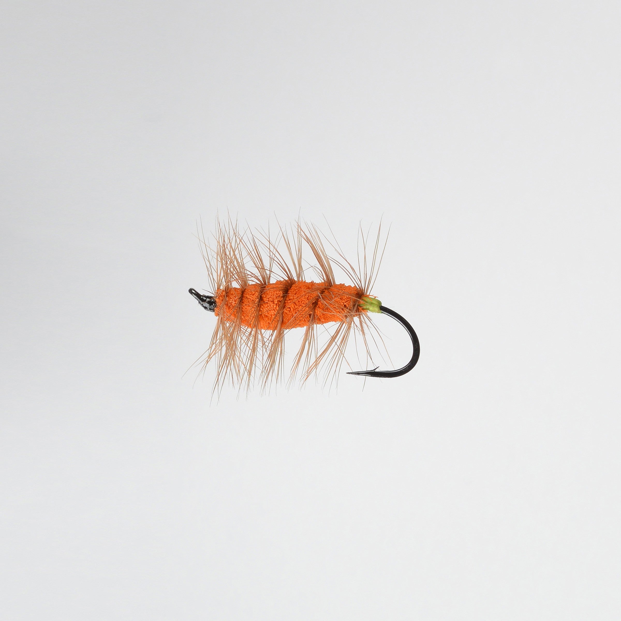 Fly Fishing Flies (Bass, Trout, Salmon, Sunfish) Foamulator Orange (6 flies)