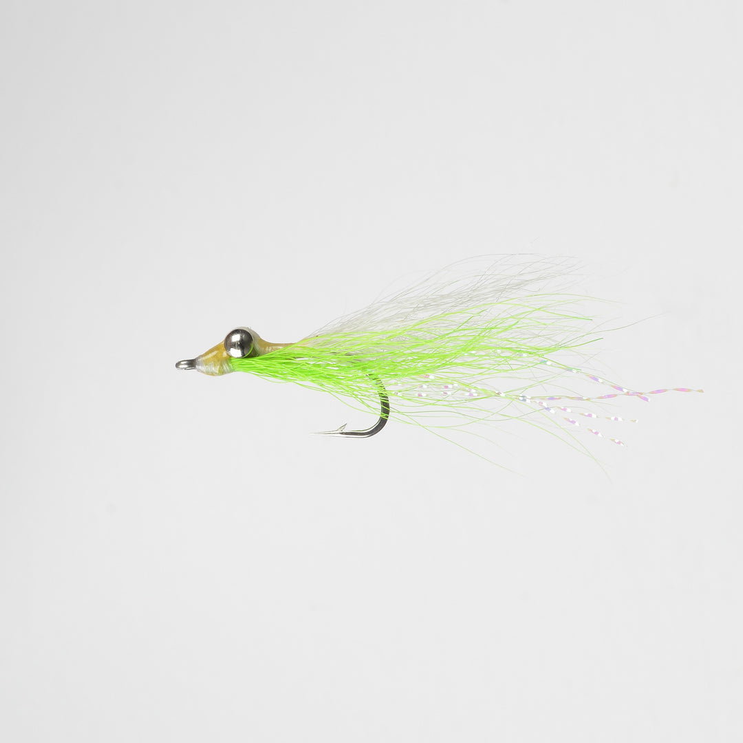 Streamer Deep Minnow Chartreuse/White