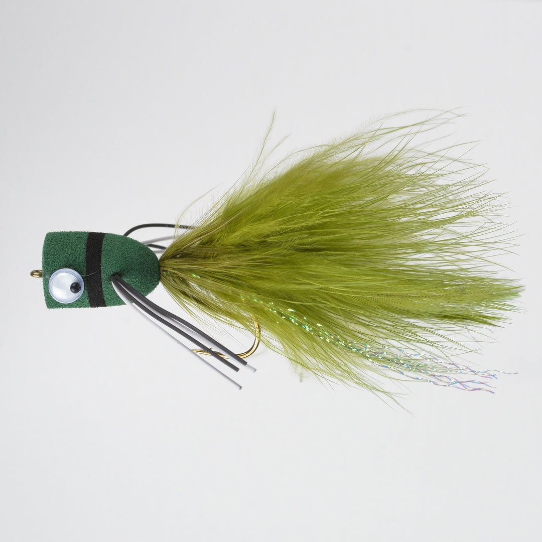 Dry Foam Popper Olive Black