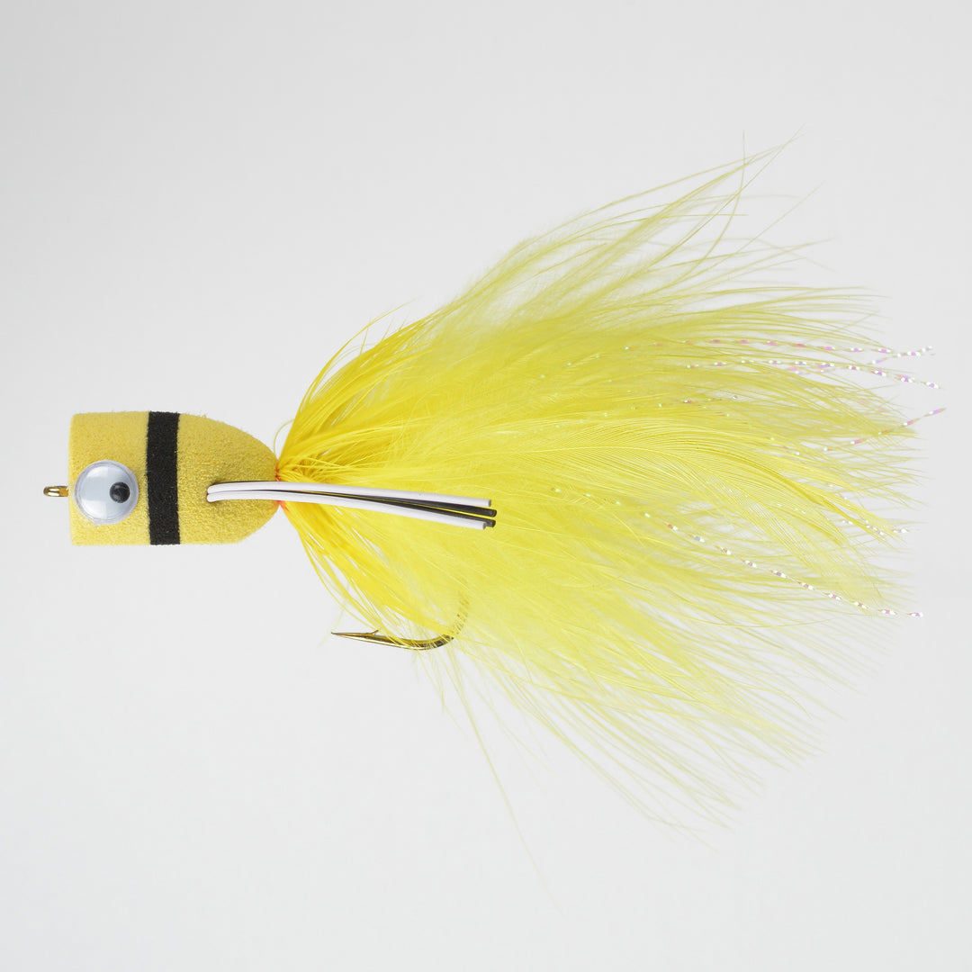 Dry Foam Popper Yellow Olive