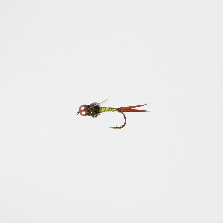 Nymph BH Copper John Chartreuse