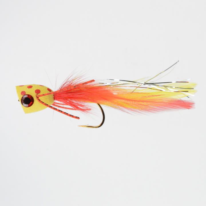 Dry Popper Poppin Bug Yellow/Red