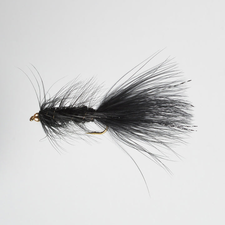 Streamer BH Wooly Bugger Black