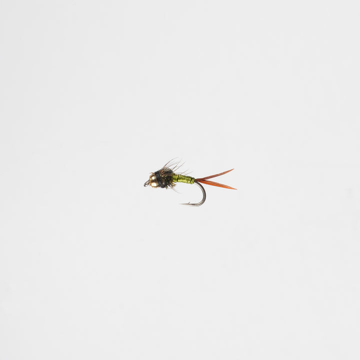 Nymph BH Copper John Chartreuse