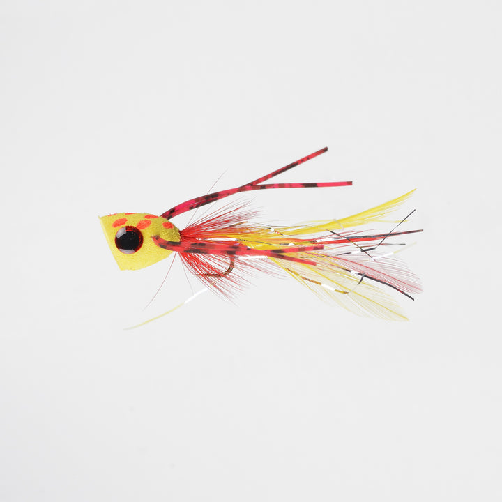 Dry Popper Poppin Bug Yellow/Red
