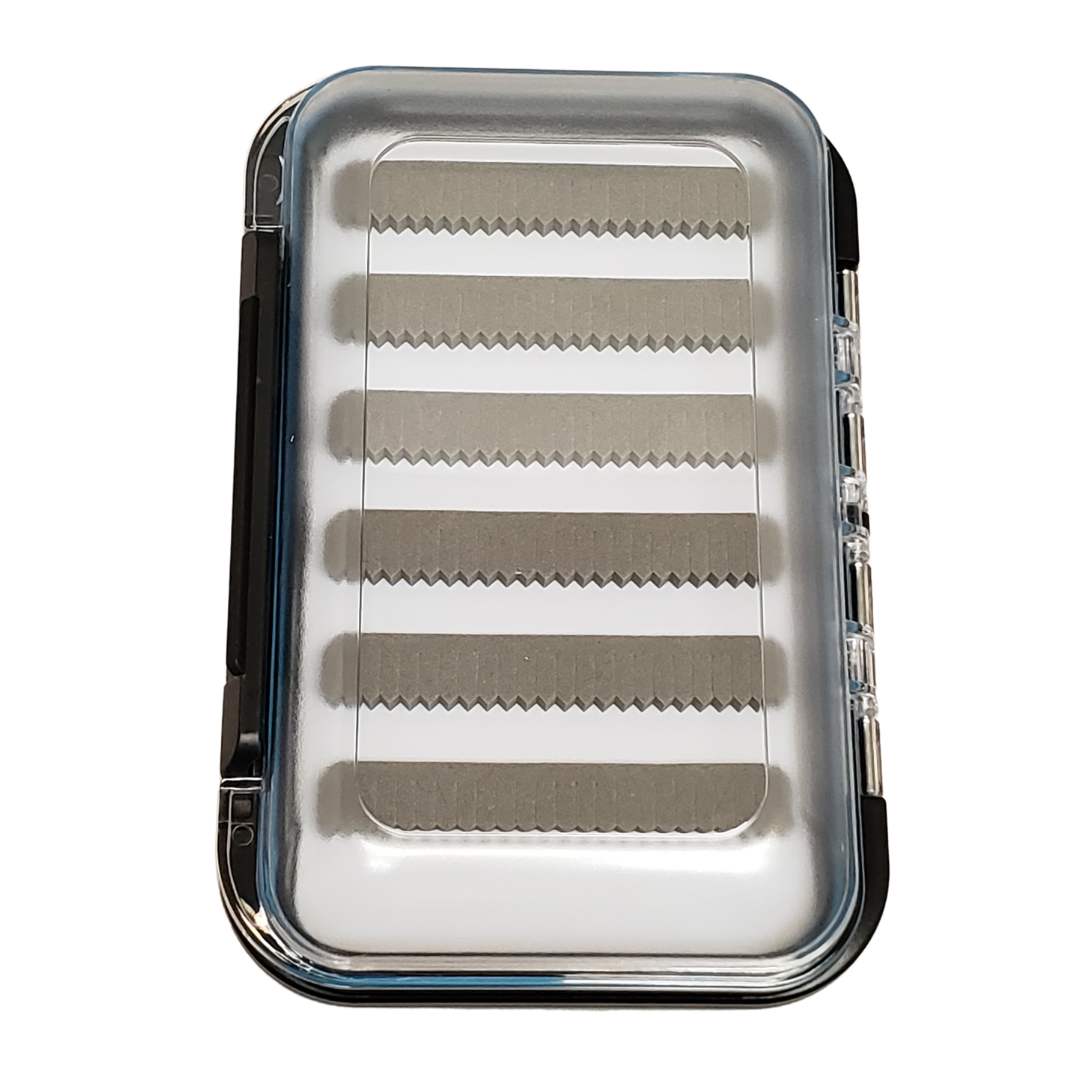 Fly Box Waterproof Black-Slit Foam-Double Sided