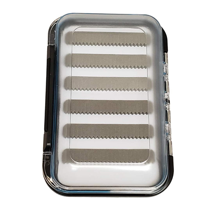 Fly Box Waterproof Black-Slit Foam-Double Sided