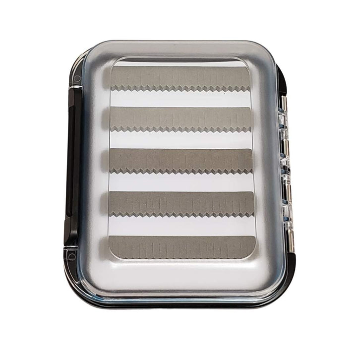 Fly Box Waterproof Black-Slit Foam-Double Sided