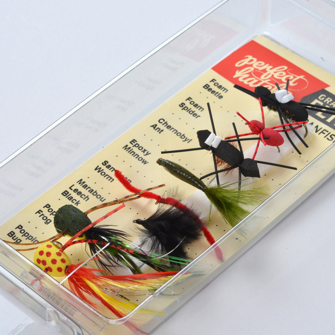 Stopper Spring Hard Body Ants Panfish Fishing Flies 12/Card Many