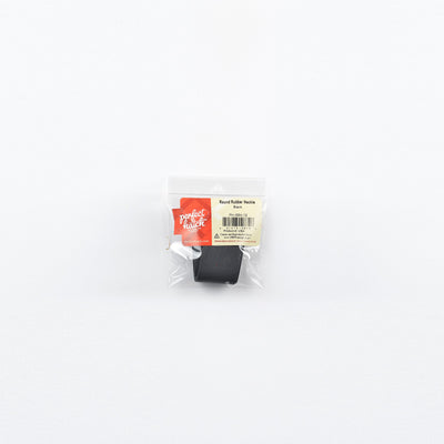 Round Rubber Hackle Black