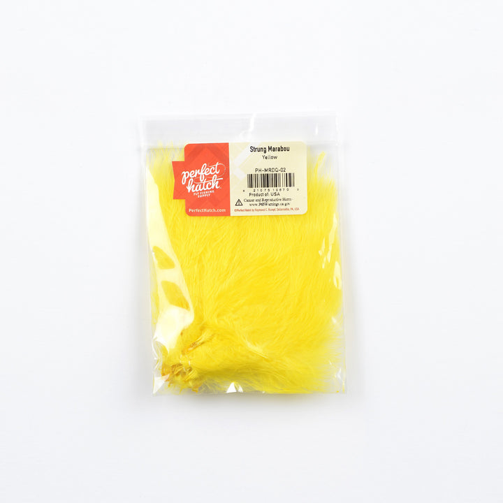  1 Pack - Yellow Turkey Marabou Short Down Fluff Loose