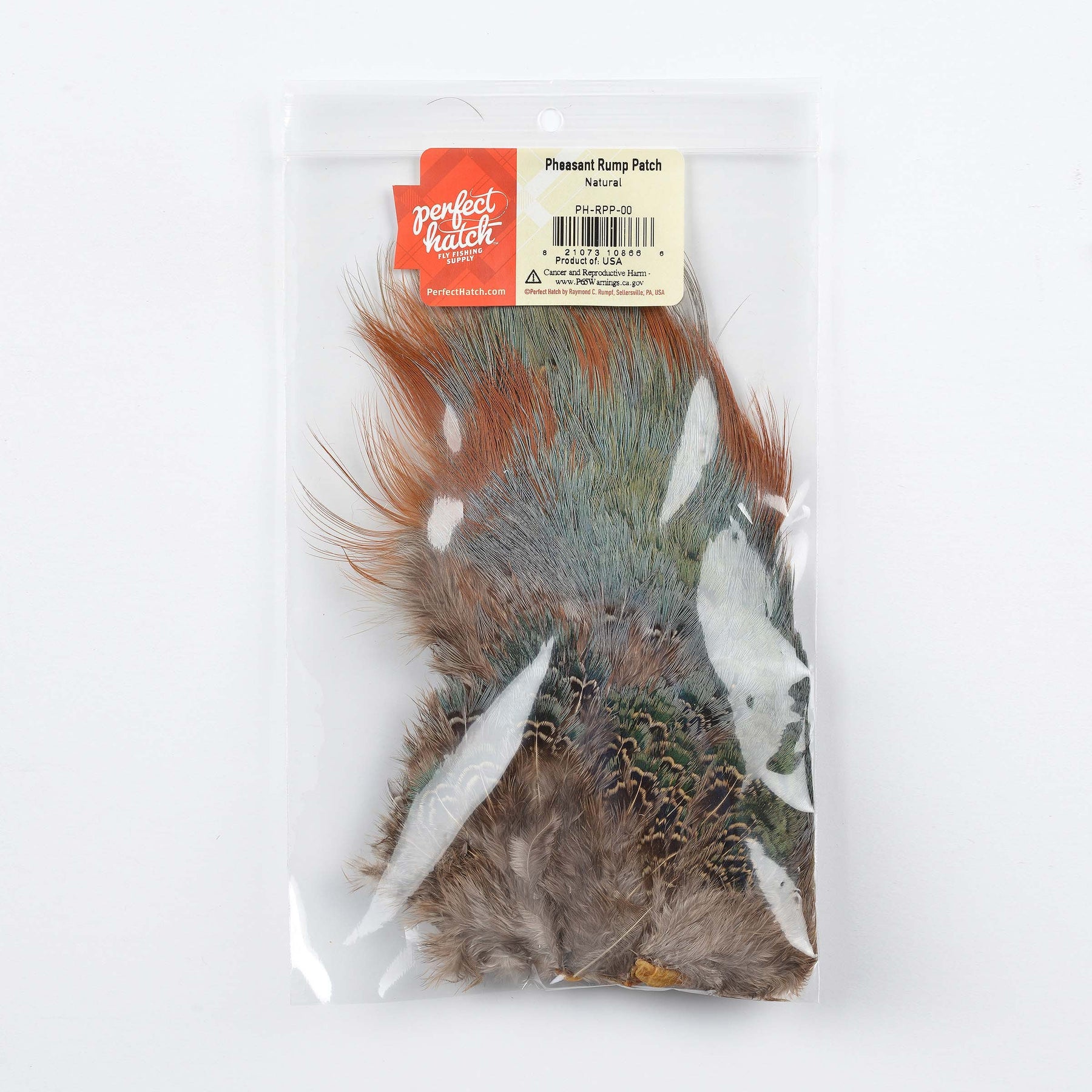 Ringneck Pheasant Rump Patch Natural – Perfect Hatch