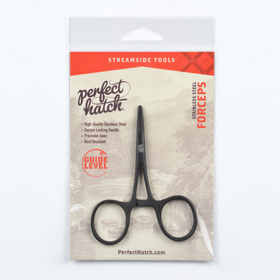 Stainless Steel Forceps Anodized 4" Black