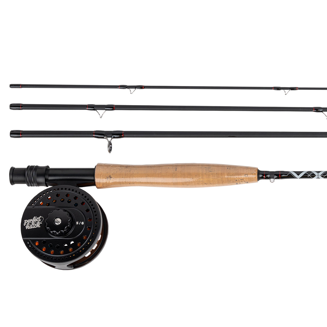 BFC Discovery HPS Fly Fishing Rod and Reel Combo Kit 10ft 3wt 4pc