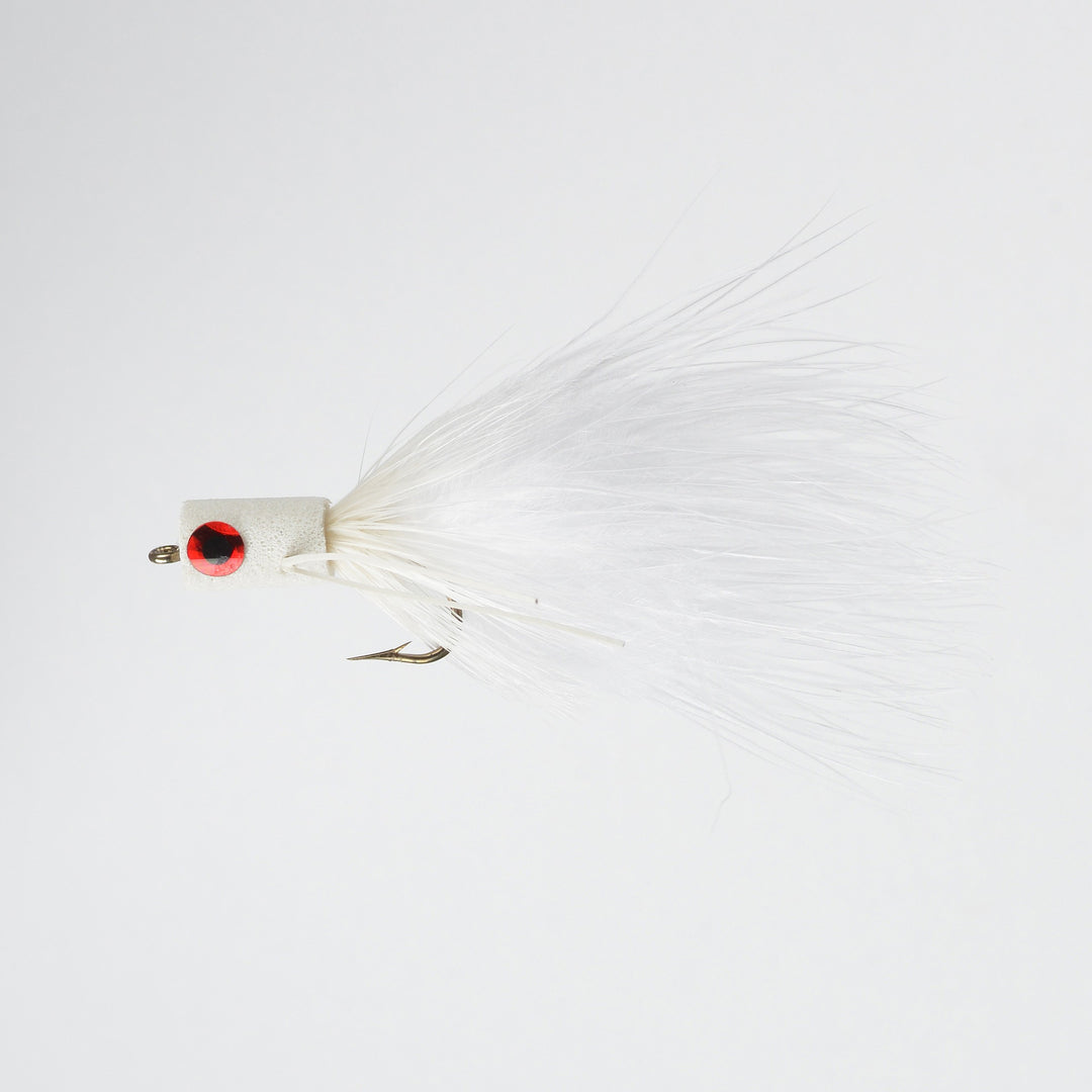 Dry Panfish Popper White