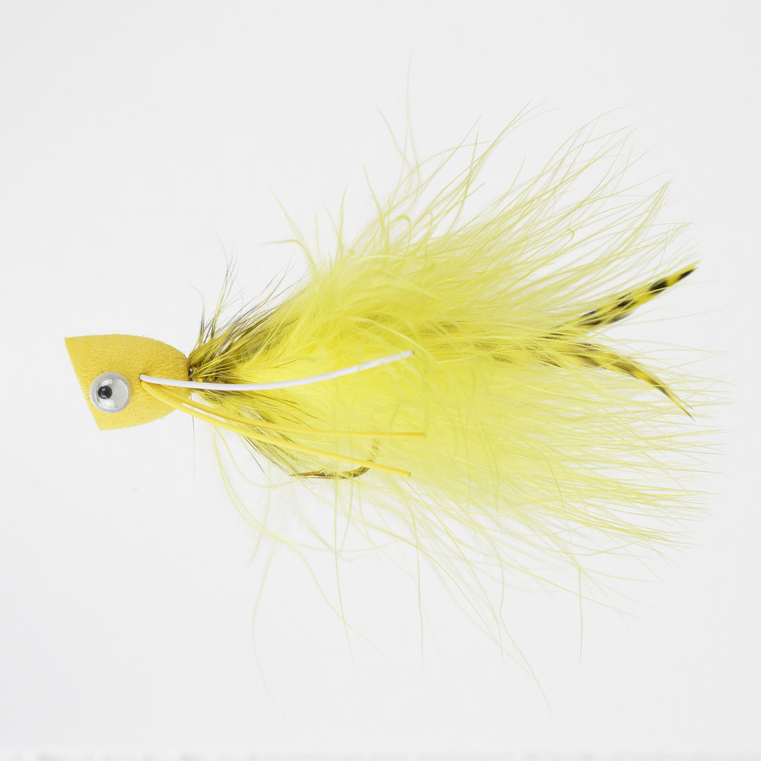 Dry Bass Popper Yellow