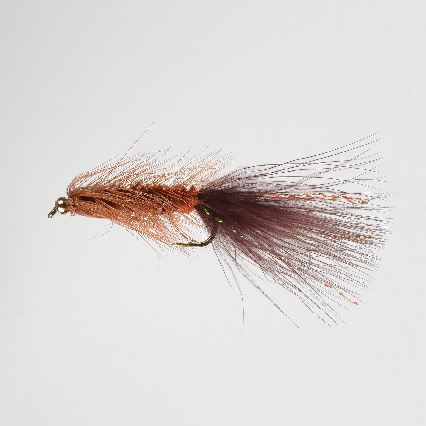 Streamer BH Wooly Bugger Brown