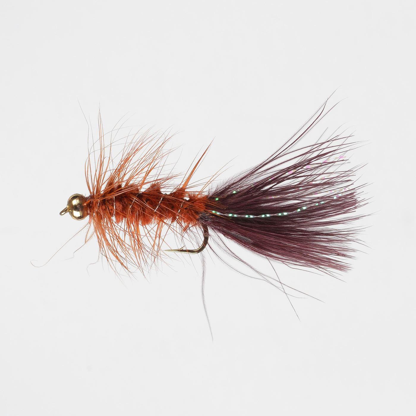 Streamer BH Wooly Bugger Brown