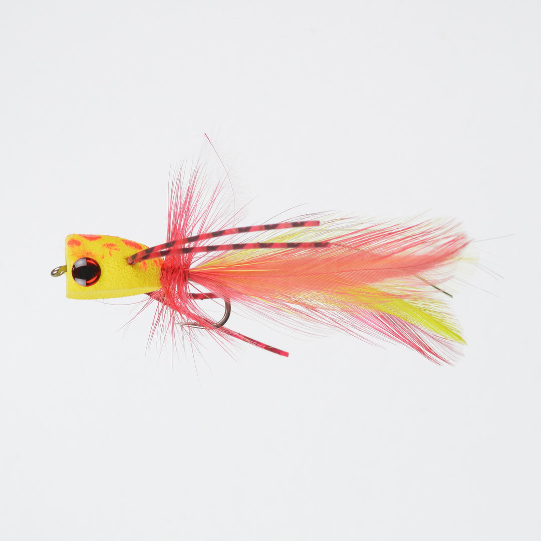 Dry Popper Poppin Bug Yellow/Red