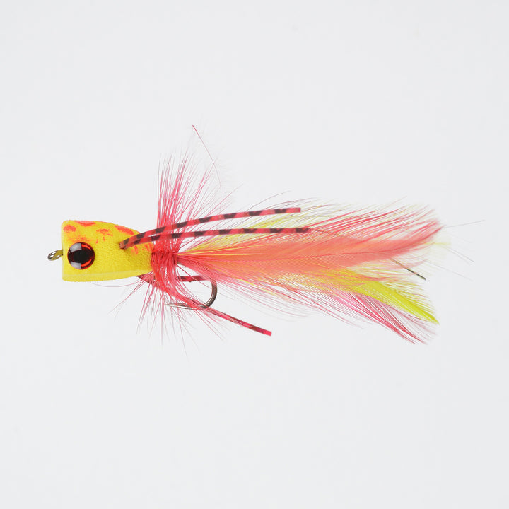 Dry Popper Poppin Bug Yellow/Red