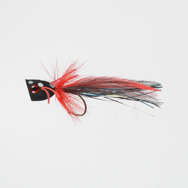 Dry Popper Poppin Bug Black/Red
