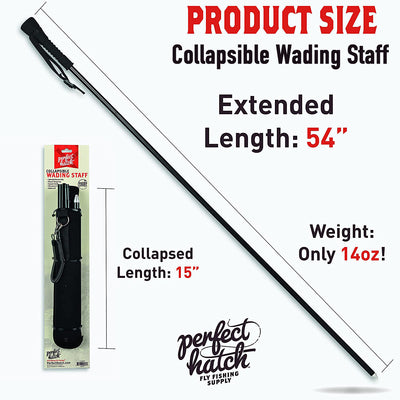 Wading Staff 54" Collapsible Aluminum